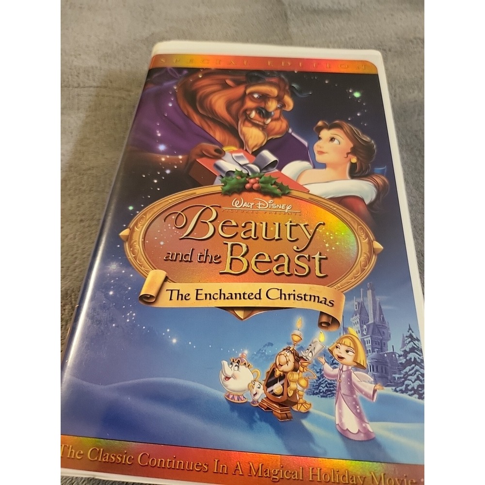 Beauty and the Beast: An Enchanted Christmas (VHS, 2002) - Picture 2 of 4